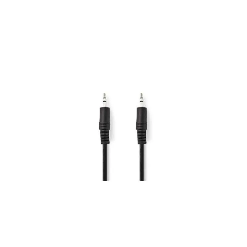 Nedis CAGB22000BK20 - Stereofonní Audio Kabel | 3,5mm Zástrčka - 3,5mm Zástrčka | 2 m | Černá barva (CAGB22000BK20)