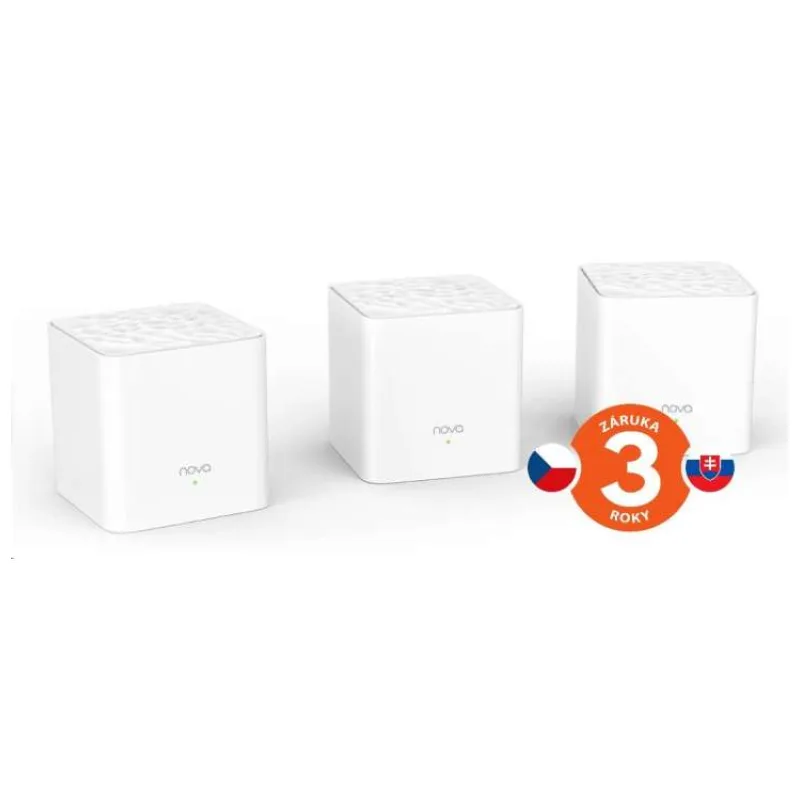 Tenda MW3 (3-pack) Bezdrôtový systém AC1200 Whole Home Mesh WiFi (MW3 (3-pack))