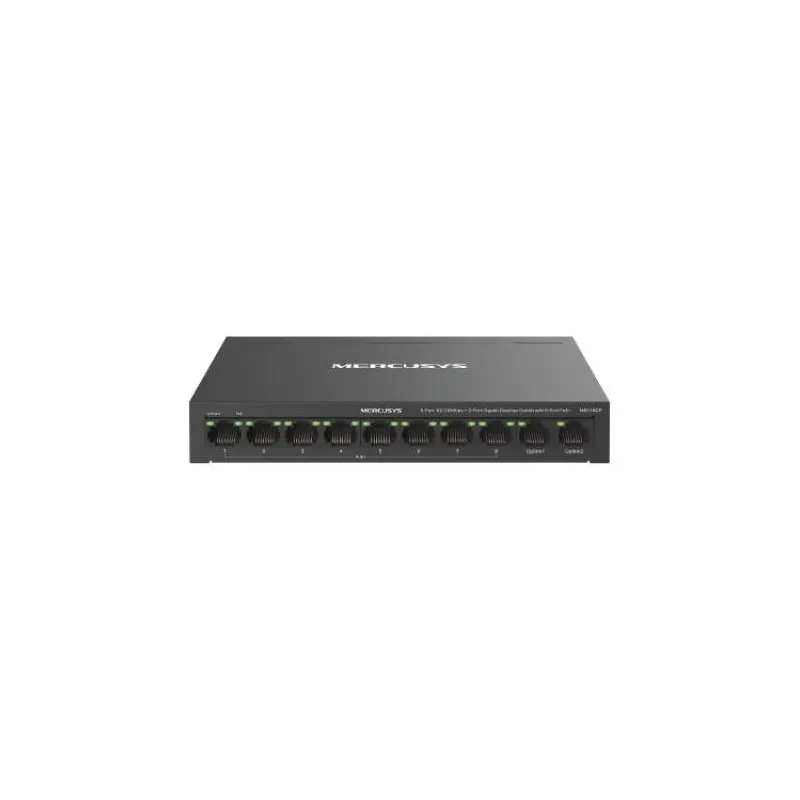 NV Version is suitabe for customers who's voltage input is between 220V-240V,8-Port 10/100Mbps + 2-Port Gigabit Desktop (MS110CP)