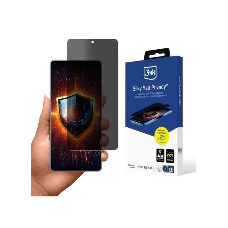 3mk ochranná folie Silky Matt Privacy pro Redmi Note 14s (5903108674195)