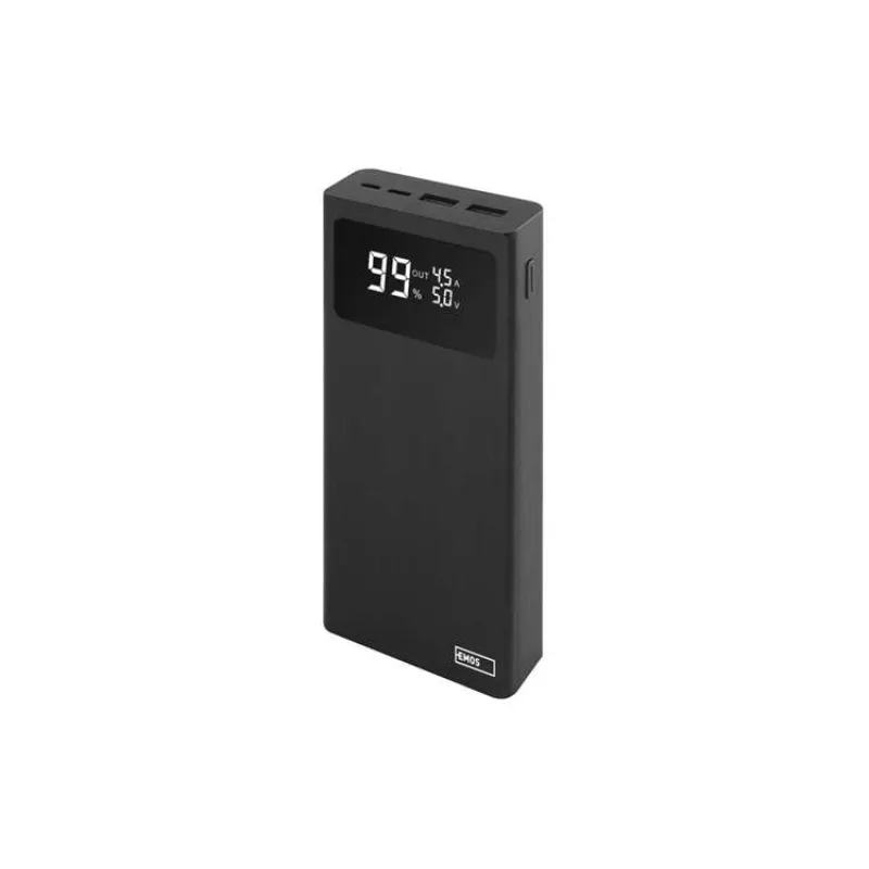 EMOS POWERBANK BetaQ 20, 20000mAh, 22,5 W, čierny (B0532B)