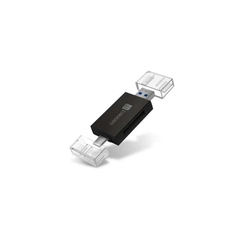 CONNECT IT USB-C/USB-A čtečka karet (CFF-1020-BK)