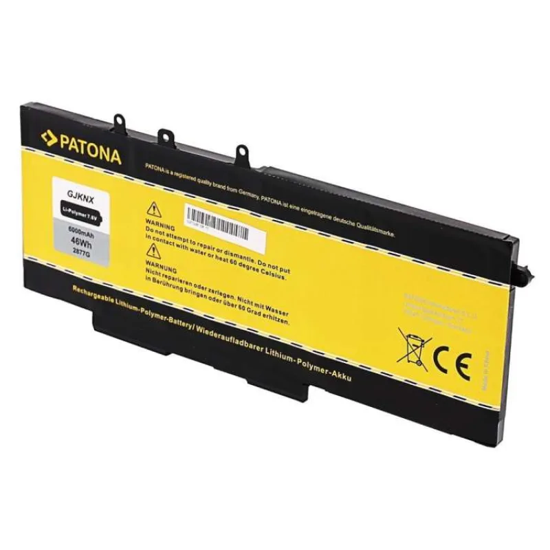 PATONA baterie pro ntb DELL E5280/E5480 6000mAh Li-Pol 7,6V GJKNX / 3DDDG (PT2877)