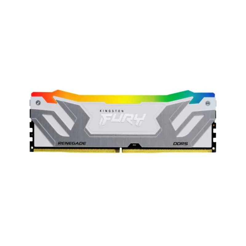 Kingston FURY Renegade/CUDIMM DDR5/24GB/8400MHz/CL40/1x24GB/RGB/White (KF584CU40RWA-24)