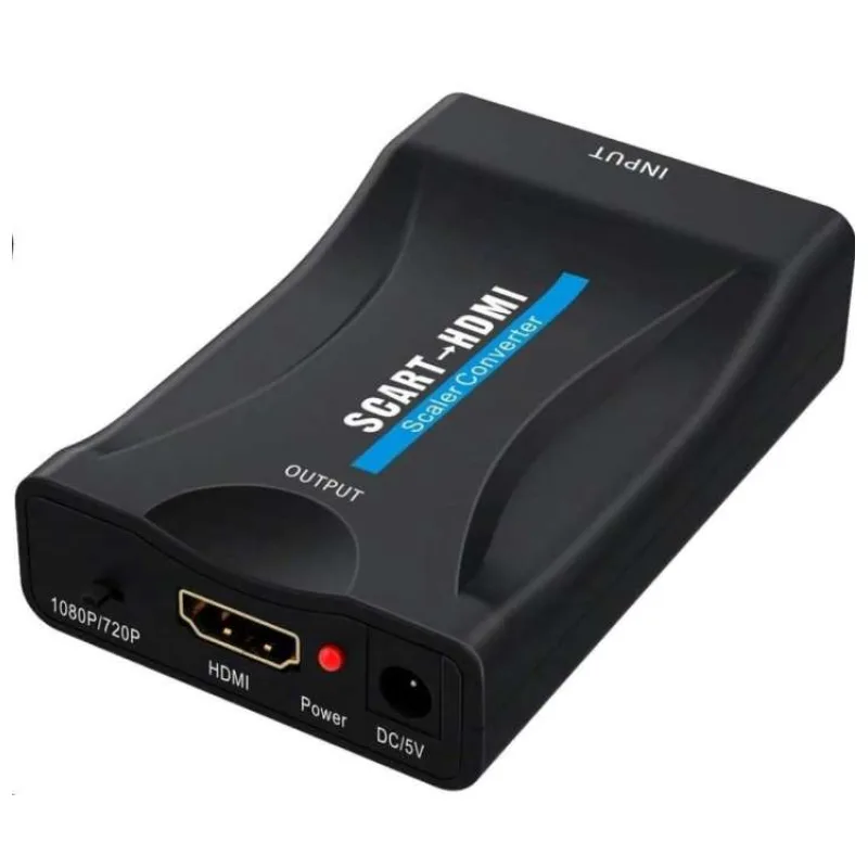 PremiumCord Prevodník SCART na HDMI 1080P s napájacím zdrojom 230V (khscart02)