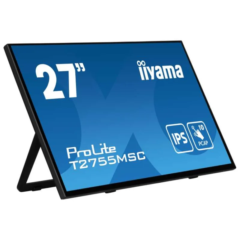 27" iiyama T2755MSC-B1: IPS, FHD, PCAP, Webcam (T2755MSC-B1)