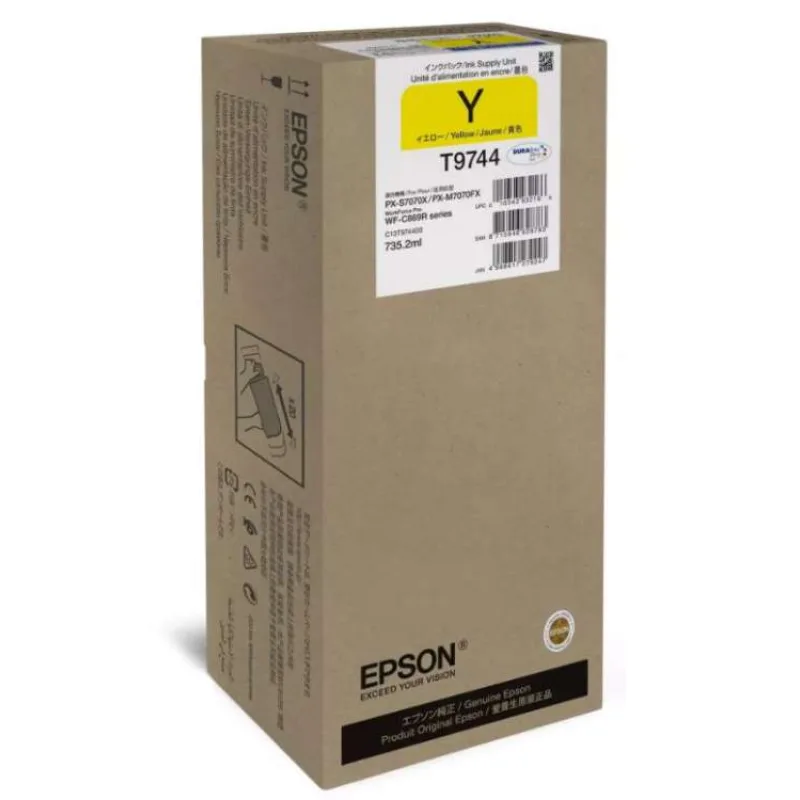 Epson atrament WF-C869R series yellow XXL - 84k str. (C13T97440N)