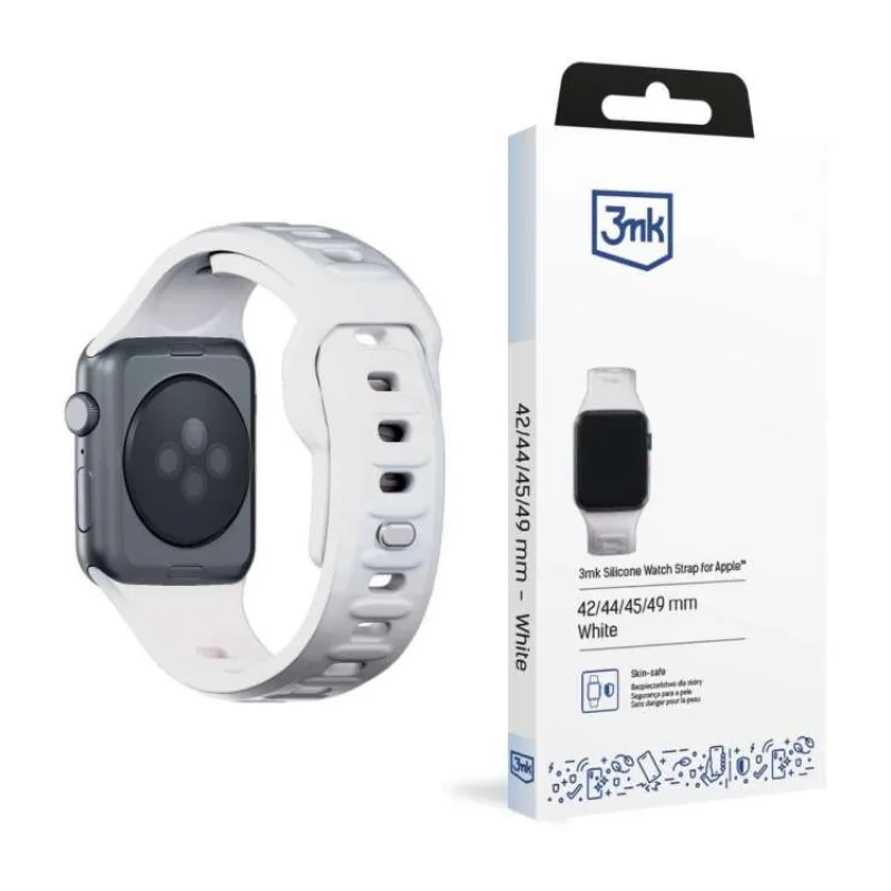 3mk řemínek Watch Strap pro Apple 42/44/45/49 mm White (5903108565851)