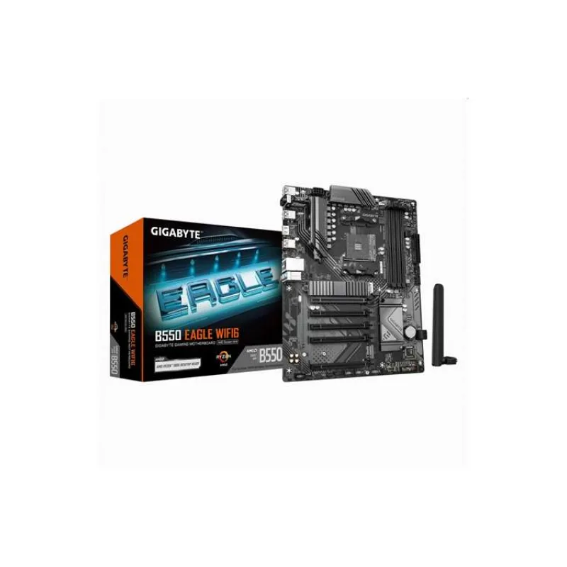 GIGABYTE MB Sc AM4 B550 EAGLE WIFI6, AMD B550, 4xDDR4, 1xHDMI, WiFi (B550 EAGLE WIFI6)