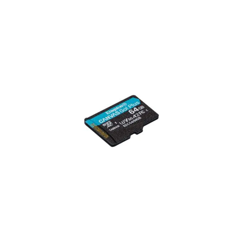 Kingston Canvas Go Plus A2/Micro SDXC/64GB/UHS-I U3 / Class 10 (SDCG4/64GBSP)