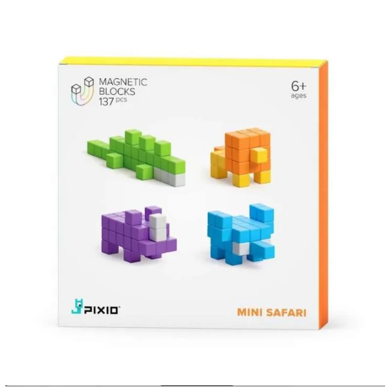 PIXIO Mini Safari magnetická stavebnice (40104)