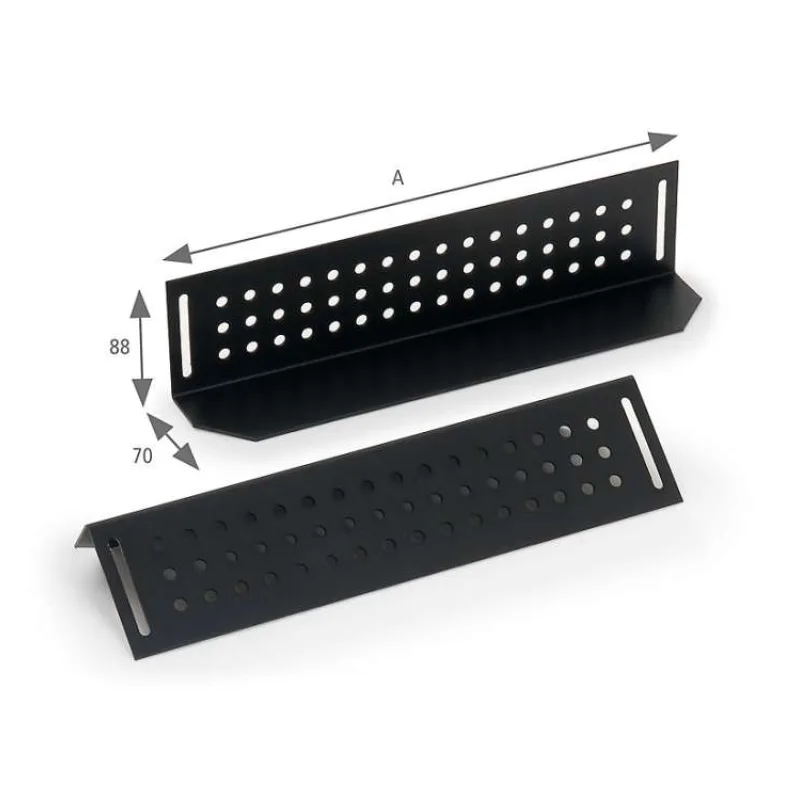 Nosné lyžiny pre rack hl.700mm (L 480mm)-pár čierne (RAB-NL-X05-X1)