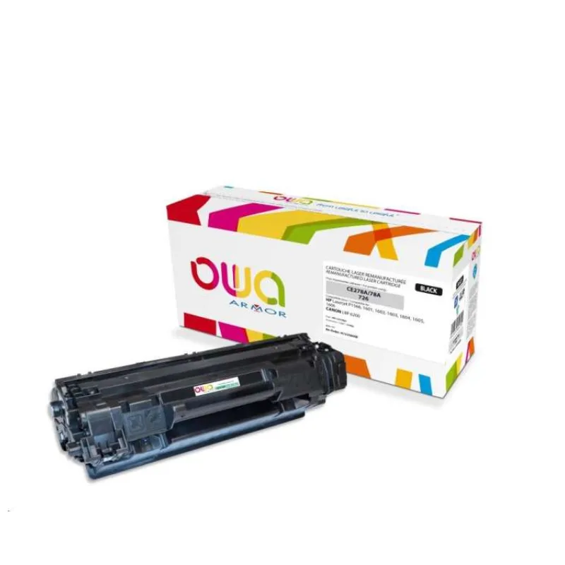 OWA Armor toner pre HP Laserjet P1566, 1601, 2100 strán, CE278A, čierny/čierny (K15356OW)