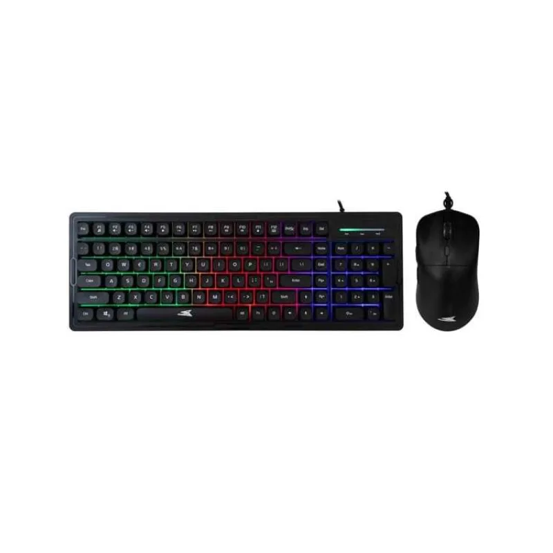 Baracuda Gaming set ORCA, gaming keyboard and gaming mouse, US, black (ORCA-B)