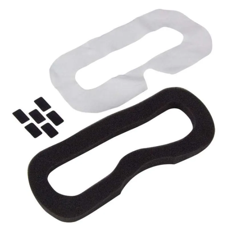 OEM univerzální hygienická maska pro VR brýle, nalepovací, samopřídržná, 100ks+ 1ks molitan se suchými zipem (VRCOV0006)