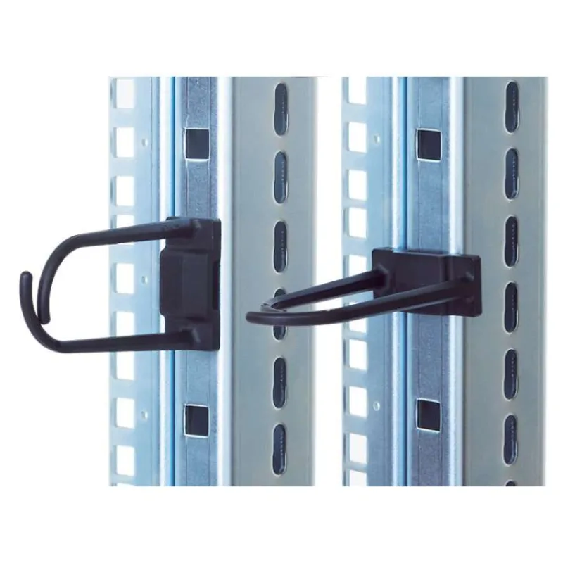 TRITON Plastový hák na vedenie káblov veľký, 60x30 mm, čierny (RAB-MS-X21-X1)