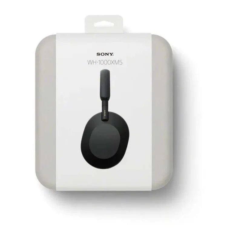 Sony bezdrátová sluchátka WH-1000XM5, EU, černá (WH-1000XM5B)