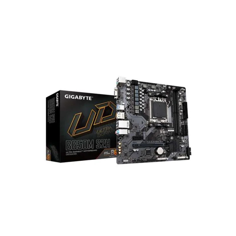 GIGABYTE MB Sc AM5 B650M S2H, AMD B650, 2xDDR5, 1xDP, 1xHDMI, 1xD-Sub, mATX (B650M S2H)