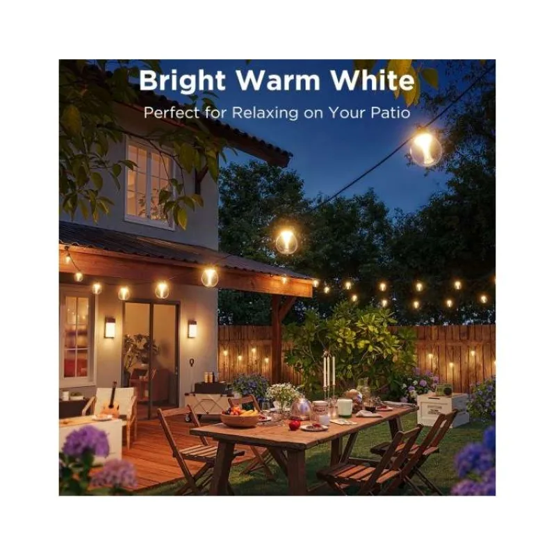 Govee RGBICW Smart zahradní řetěz 15 žárovek Matter (H7025CB1)