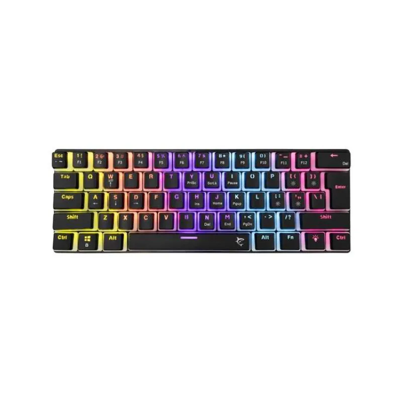 White Shark Gaming keyboard ASHIKO 2, red switch, US, black (ASHIKO-2-B-US-RED.SW)