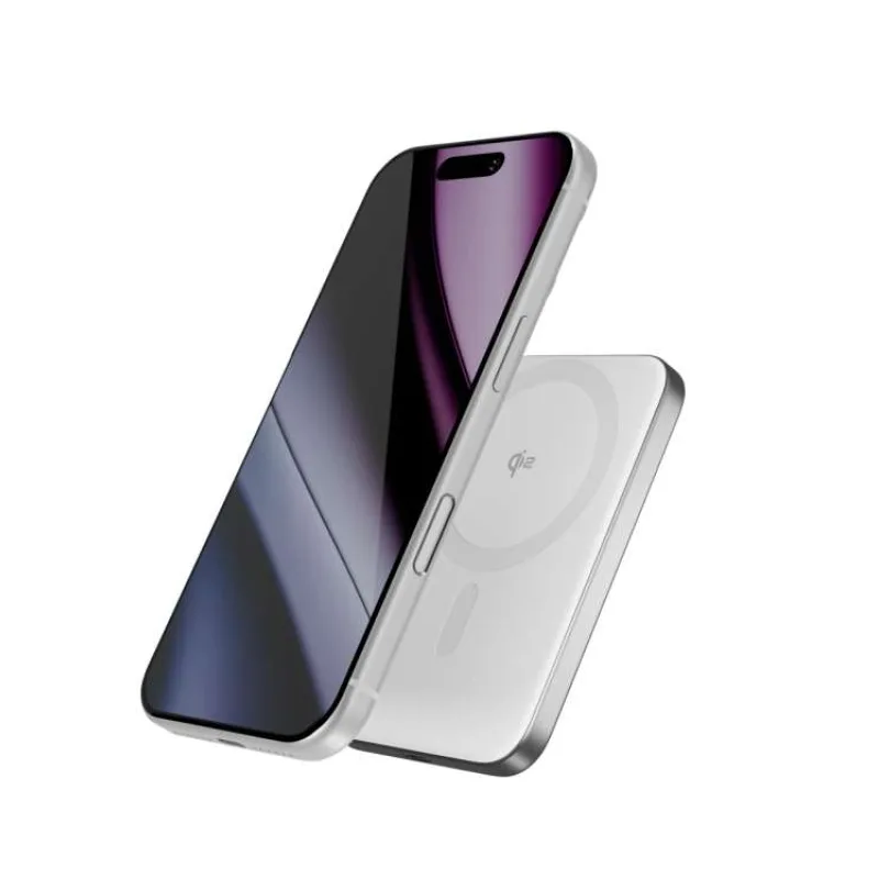 Epico Qi2 5000mAh Alu Mag+ PowerBanka EM51 - strieborná (9915112100097)