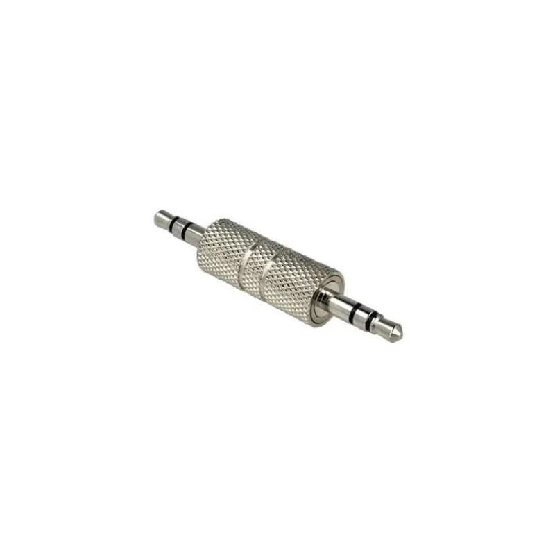 Delock Adapter Audio Stereo jack 3.5 mm male 3.5 mm 3 pin male (65629)