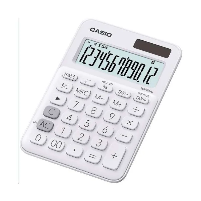 CASIO kalkulačka MS 20UC WE, Stolní kalkulátor (MS 20UC WE)