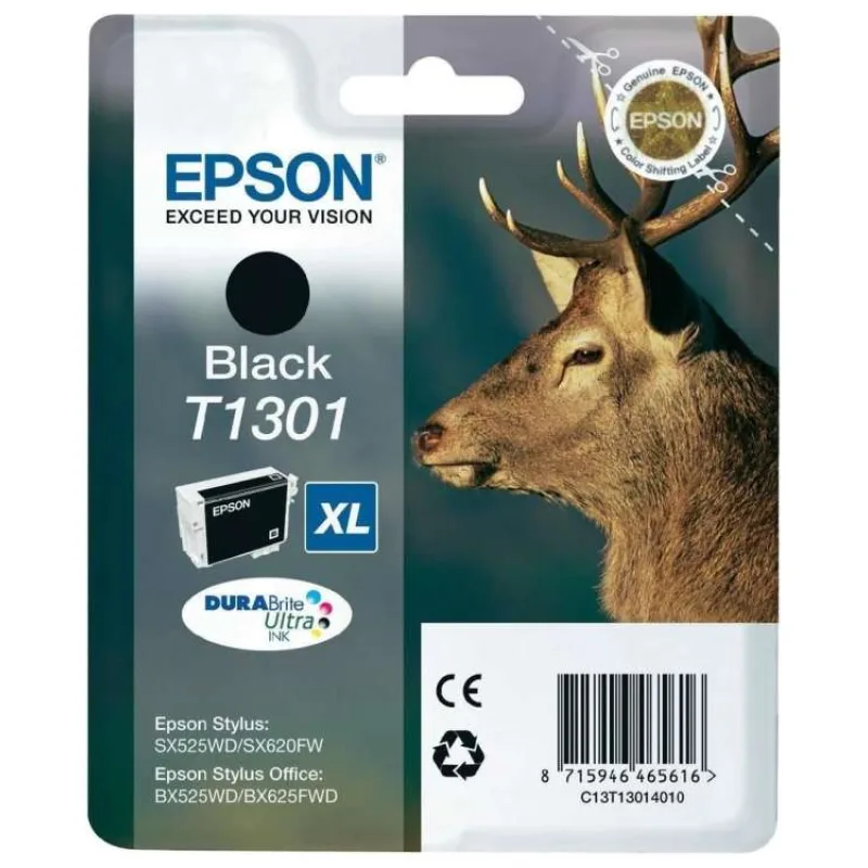 Epson Singlepack Black T1301 DURABrite Ultra Ink (C13T13014012)
