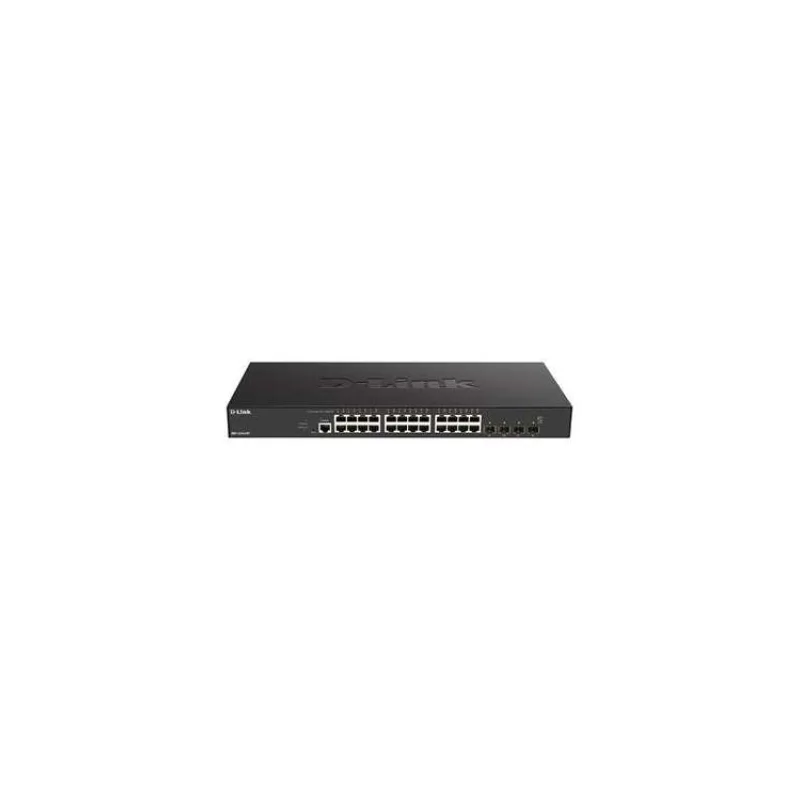 D-Link DXS-1210-28T 24 x 10 G Base-T portov + 4 x 10 G/25 G SFP28 portov Smart Managed Switch (DXS-1210-28T)