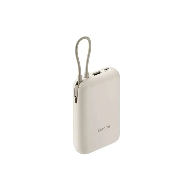 Xiaomi Power Bank 10000mAh 22,5W itegr.USB-C kabel Tan (6941812797518)