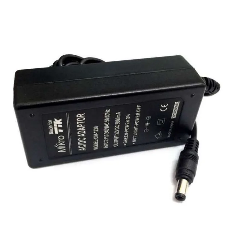 MikroTik GM-1230 napájecí adaptér 12V, 3A, výkon 36W (GM-1230)