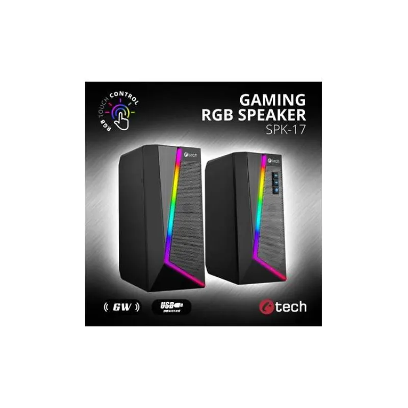 C-tech SPK-17/Stereo/6W/Čierna (SPK-17)