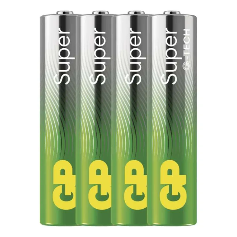 GP AAA Super, alkalická (LR03) - 4 ks (1013124200)