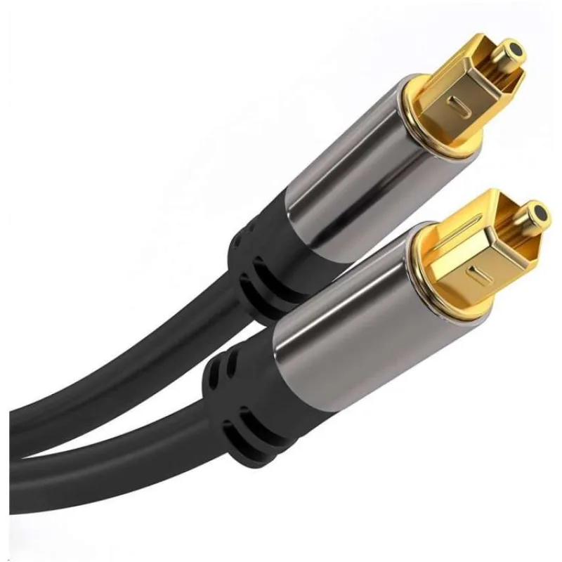 Kábel PremiumCord Toslink M/M, 6 mm, 1,5 m, čierny (kjtos6-015)