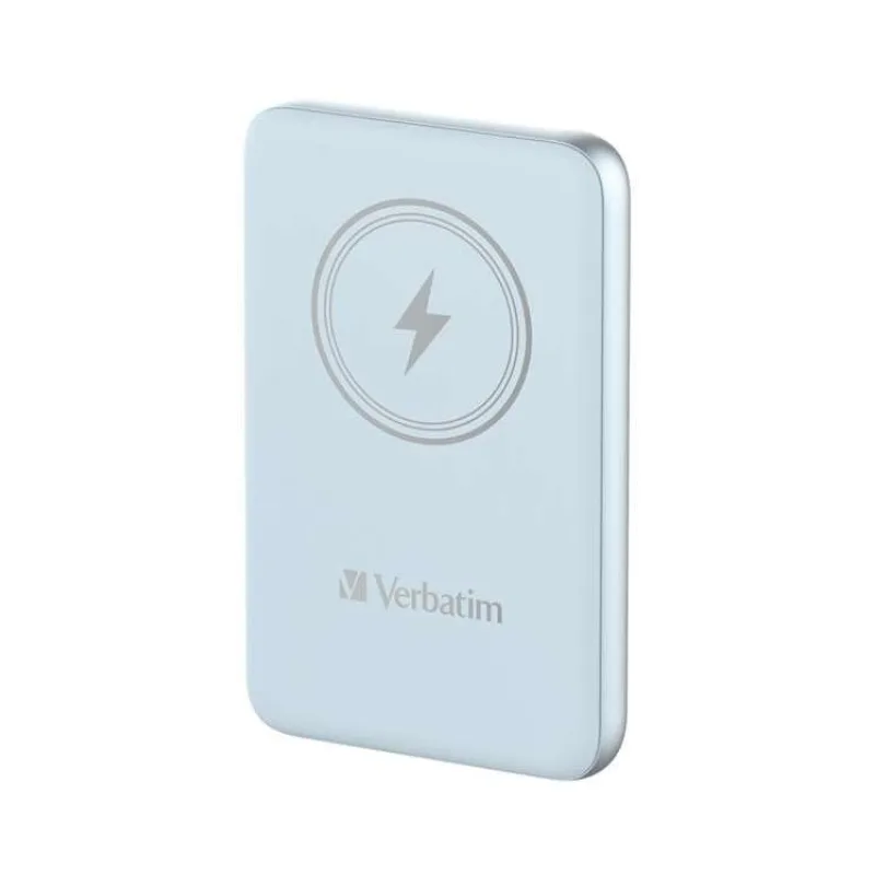 VERBATIM Powerbanka Charge 'n' Go, Magnetická, 10000 mAh, USB-C, Modrá (32247)