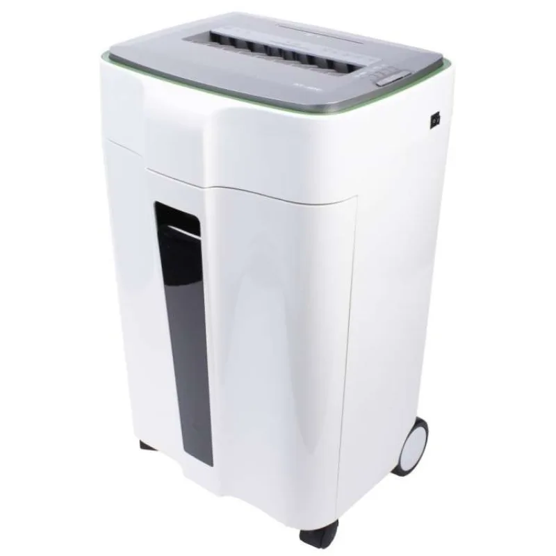 AT skartovač AT-22C/ řez 4x20 mm/ pracovní šíře 230 mm/ kapacita 16 listů/ objem koše 30 l/ stupeň utajení P4/ šedo-bílý (AT-22C)