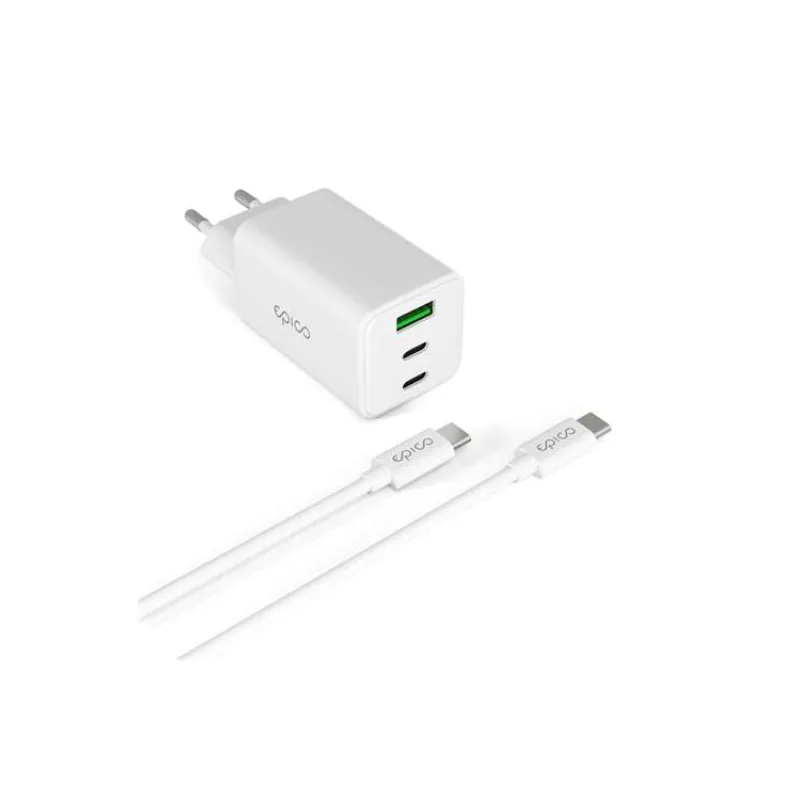 Epico GaN 65W adaptér EA65 s 1,2 m USB-C káblom (9915101100199)