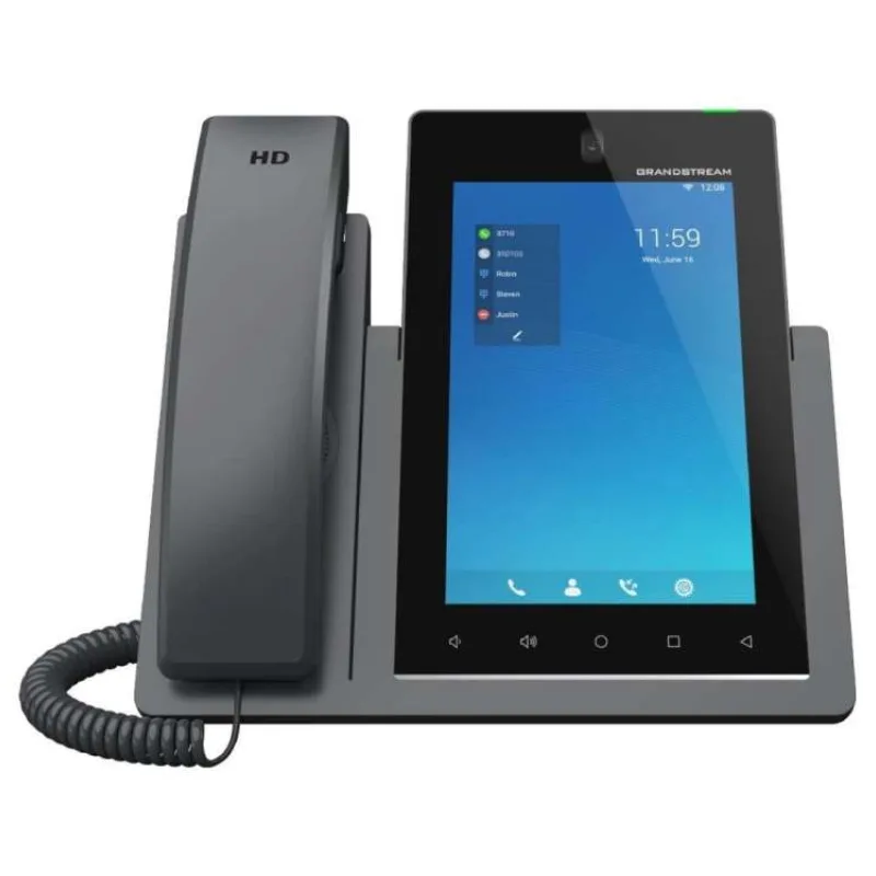 Grandstream GXV3470 VoIP telefon, 16x SIP, barevný dotykový 7" displej, PoE, DualBand WiFi, BT. USB (GXV3470)