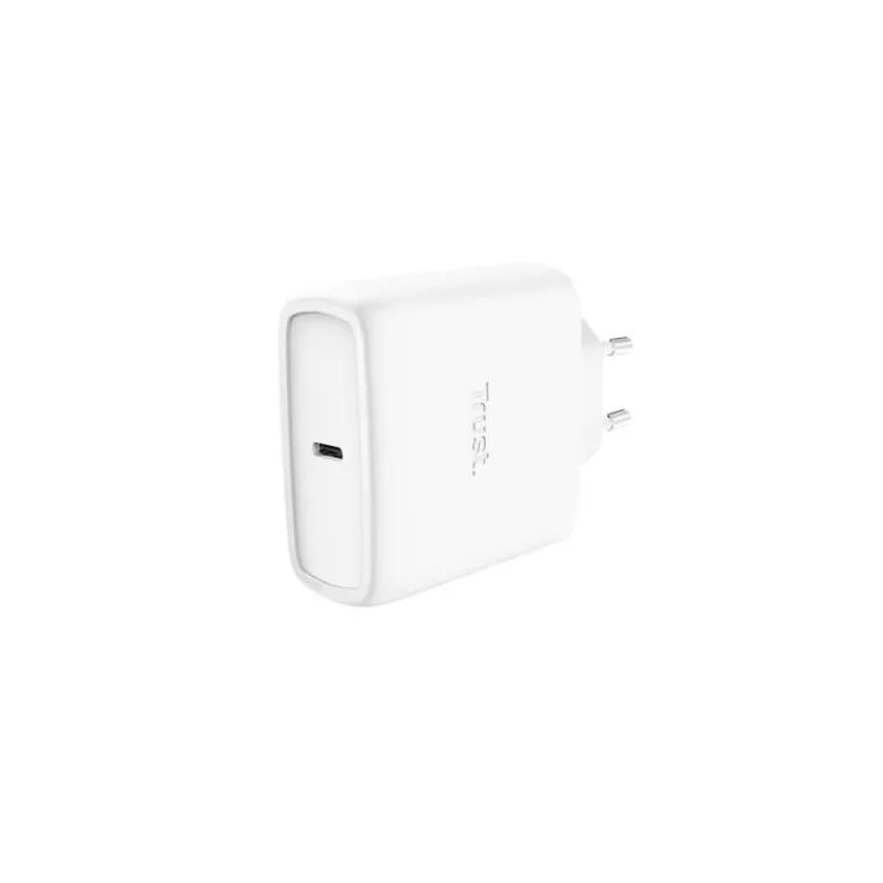 TRUST GaN Nabíječka MAXO 65W, USB-C, bílá (25524)