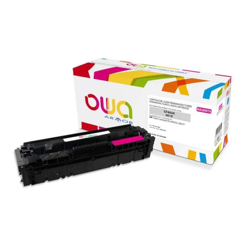 OWA Armor toner pre HP CLJ MFP 277, 2300 strán, CF403X, purpurový (K15834OW)