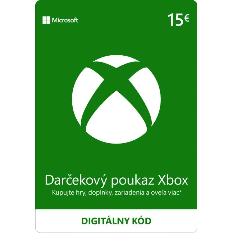 ESD XBOX - Dárková karta Xbox 15 EUR (K4W-02559)
