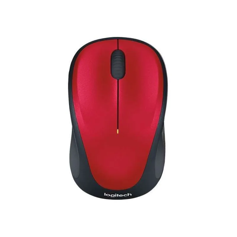Logitech myš M235/ Bezdrátová/ Optická/ 1000dpi/ USB přijímač/ červená (910-002496)