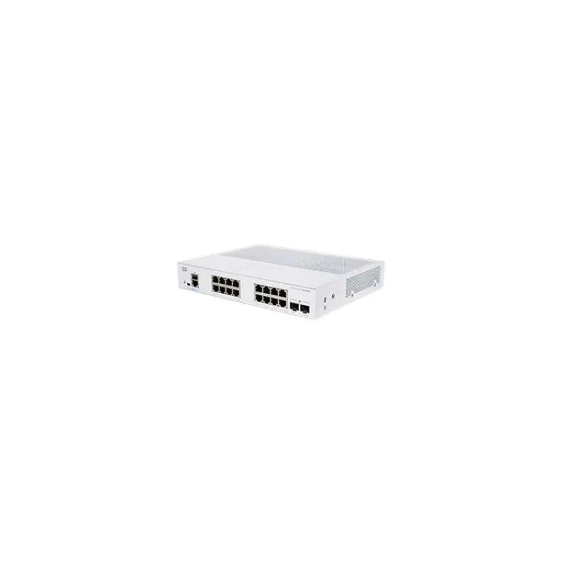 Cisco switch CBS250-16T-2G (16xGbE,2xSFP,fanless) - REFRESH (CBS250-16T-2G-EU-RF)