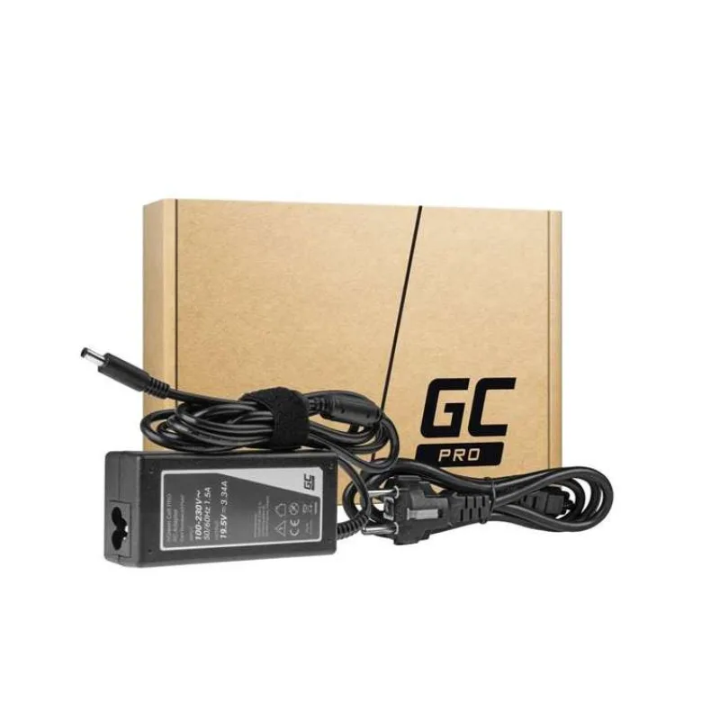 Green Cell PRO Charger / AC Adapter 19.5V 3.34A 65W for Dell Inspiron 15 3543 3558 3559 5552 5558 5559 5568 17 5758 5759 (AD75AP)