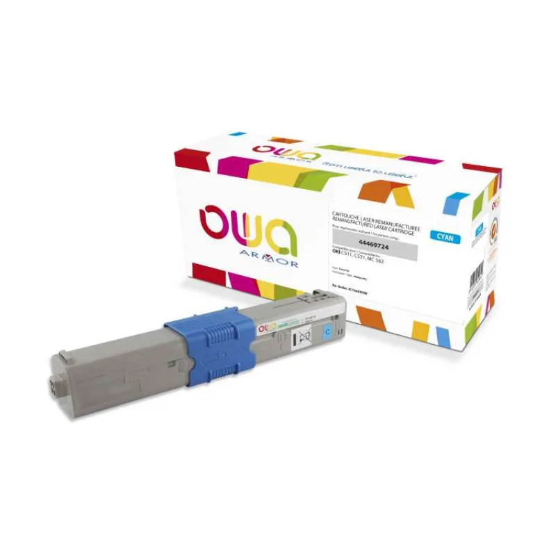 OWA Armor toner pre OKI C511, C531, MC 562, 5000 strán, 44469724, modrá/kyanová (K15683OW)