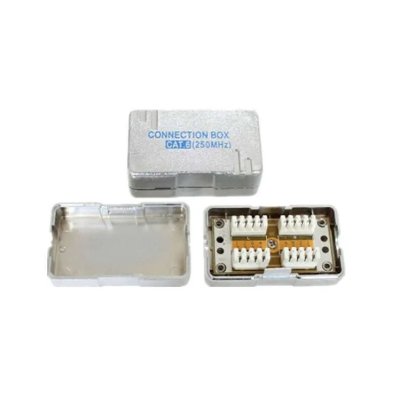 DATACOM Spojovací BOX STP CAT6 (2* zárez. pole) Silver (4235)