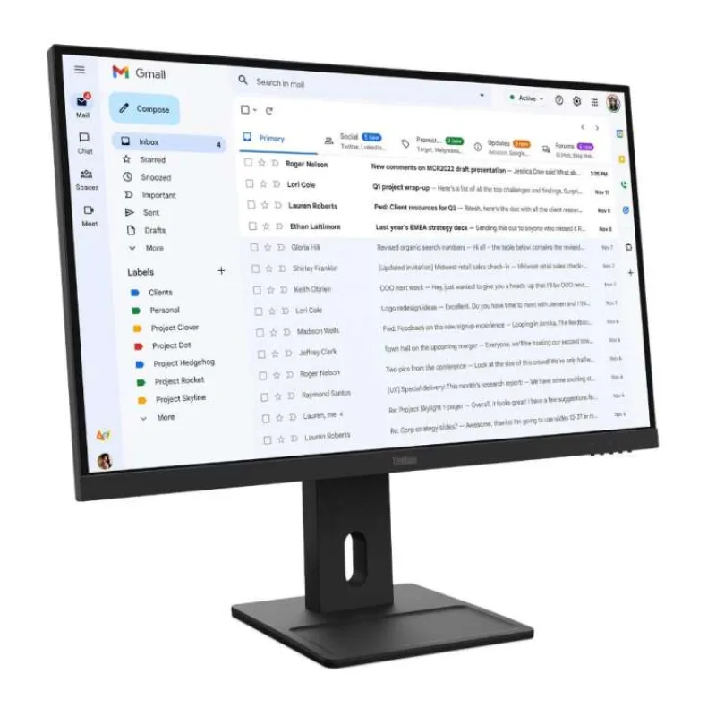 LENOVO LCD ThinkVision E27-40 - 27",IPS,16:9,1920x1080,178/178,4/6ms,300cd/m2,1500:1,HDMI,DP,VGA,VESA,PIVOT,3Y (64BCMAT4EU)