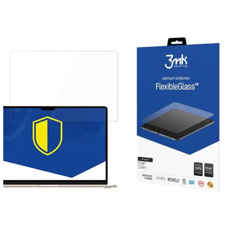 3mk hybridní sklo FlexibleGlass pro Apple Macbook Air 15,3 (M2 / M3 / M4) (5903108535236)