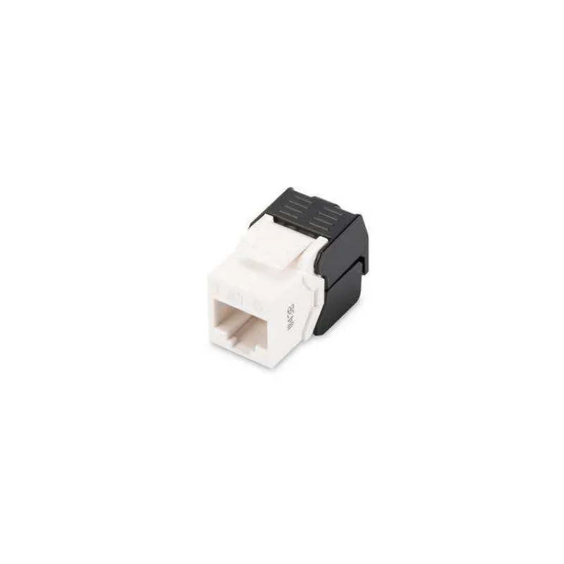 Digitus CAT 6 Keystone Jack, nestíněný RJ45 na LSA, připojení bez nářadí, vč. kabelová svorka (DN-93603)
