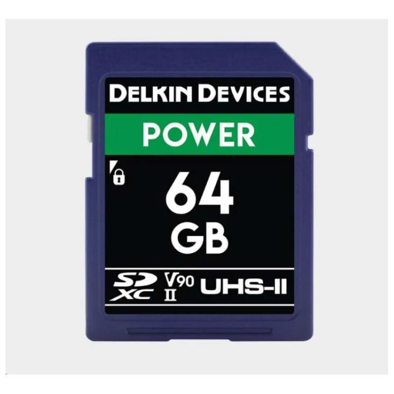 Delkin SD Power 2000X UHS-II U3 (V90) R300/W250 64GB (DDSDG200064G)